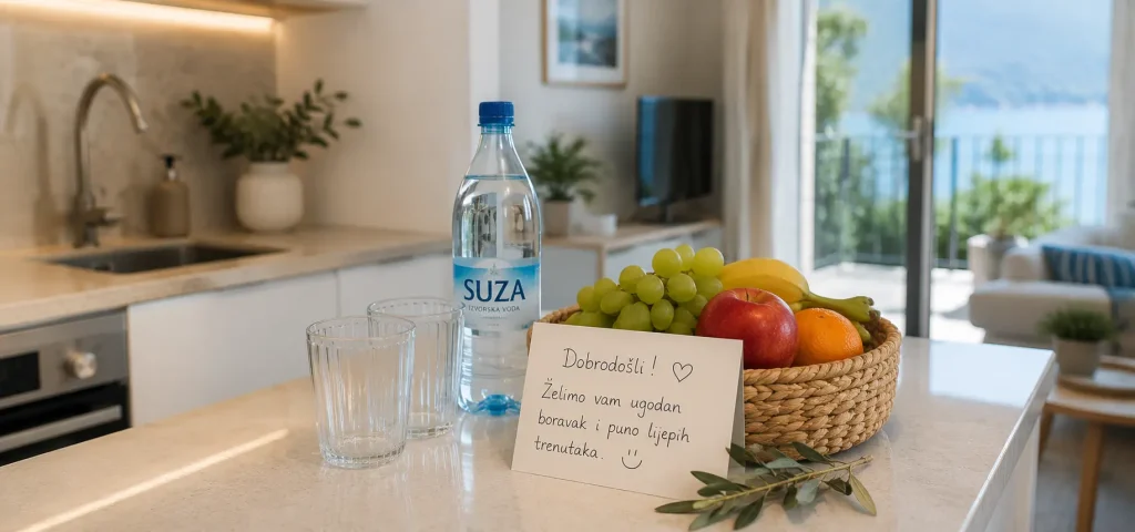 Doček gostiju u apartmanu: kako ostaviti odličan prvi utisak 1 Priprema dobrodoslice za goste u apartmanu — mali detalji koji prave razliku